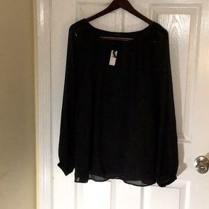 Black blouse from TALBOTS